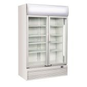 Vetrina refrigerata per bibite Modello DC1000H due porte a battente