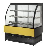Vetrina calda per panetteria e gastronomia Modello EVOLUX120HOT Vetro frontale apribile Con sistema antiappannamento