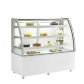 Vetrina espositiva pasticceria in acciaio inox Modello TIFFANY1530