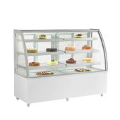 Vetrina espositiva pasticceria in acciaio inox Modello TIFFANY1830