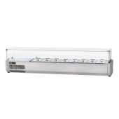 Vetrina refrigerata per pizza in acciaio inox con motore a SINISTRA Modello VR3190VDSX