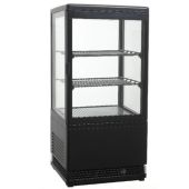Armadio Refrigerato ventilato\espositore bibite Modello VRN58NERA Porta a vetro