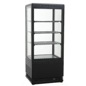 Armadio Refrigerato ventilato\espositore bibite Modello VRN78NERA Porta a vetro