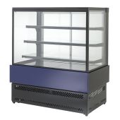 Vetrina refrigerata ventilata per pasticceria Modello EVOKLUX90REFRIGERATA Con sistema antiappannamento