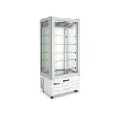 Frigo pasticceria vetro quattro lati no frost in acciaio inox Modello VICTORIA85NFNWHITE