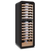 Cantina refrigerata per vino ventilata doppia temperatura Modello VINARIUS 62 BLK per 86 bottiglie da 0,75 lt