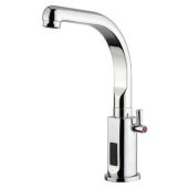 Miscelatore elettronico lavabo Monoforo con canna alta girevole (H=235MM) MNL Modello ZEUS003 BATTERIA/CORRENTE