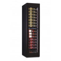 Cantina Slim refrigerata ventilata per vino doppia temperatura per 105 bottiglie Modello SLIM WINE SW 105 2TB
