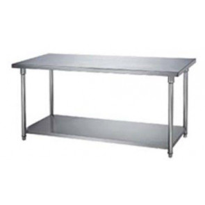 Tavolo in acciaio inox SR con ripiano Capacità kg 300 Modello 75061672