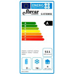 Armadio Frigo Refrigerato statico Eco Modello G-EF200SS Bassa temperatura struttura esterna in acciaio inox