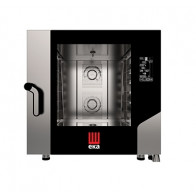 Forno elettrico ventilato a convezione con vapore Modello MKF621BM CapacitĆ n.6 GN 2/1 Potenza Kw 18,4 Apertura laterale