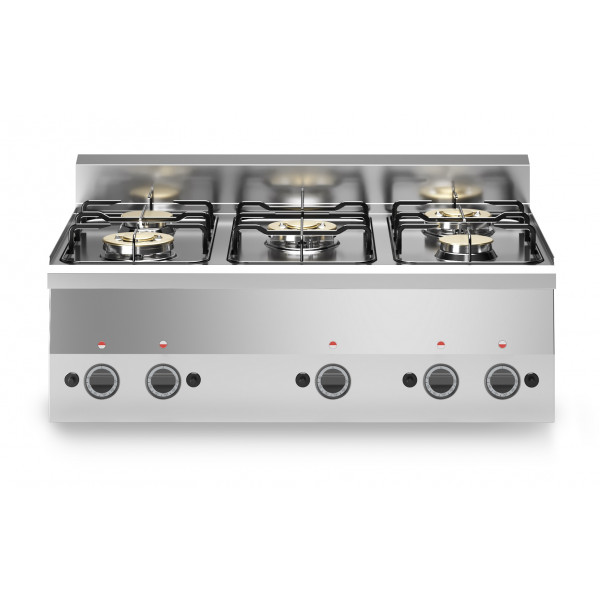 Cucina a gas 5 fuochi MDLR Modello F6090PCGT