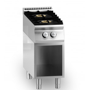 Cucina a gas MDLR 2 fuochi Vano aperto Modello CL7040PCGB