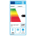 Banco pizza refrigerato EKF in acciaio inox AISI 201 Modello PZ3600TN Ventilato 3 porte refrigerate
