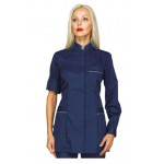 Casacca Antigua da donna MANICA LUNGA 65% Poliestere 35% Cotone BLU + GRIGIO Disponibile in diverse taglie Modello 003002