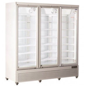Armadio Frigo Refrigerato Modello RFG1900 Porte a vetro Ventilato 3 porte