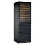 Cantina vino ventilata 72 Bottiglie vano superiore e 69 vano inferiore Modello DW190BLACK