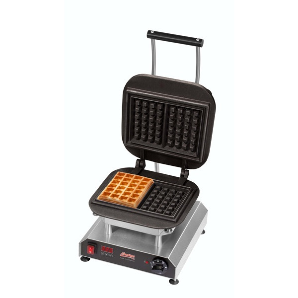 Piastra per Waffel con piastra per 2 waffel da 150x105x23 mm (24 quadratini) Modello THERMOCOOK 1 +  W-TC-LORRAINE