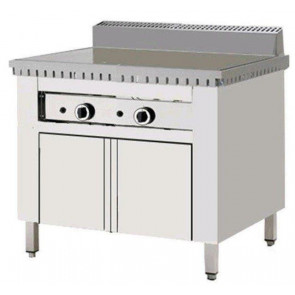 Cuocipiada a gas PL Modello CP6 Su vano con ante Piana in acciaio inox su vano inox con ante Capacità 6 piadine