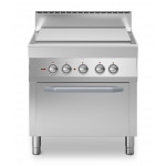 Cucina tuttapiastra elettrica 4 zone MDLR Modello F7080TPFE Forno elettrico ventilato
