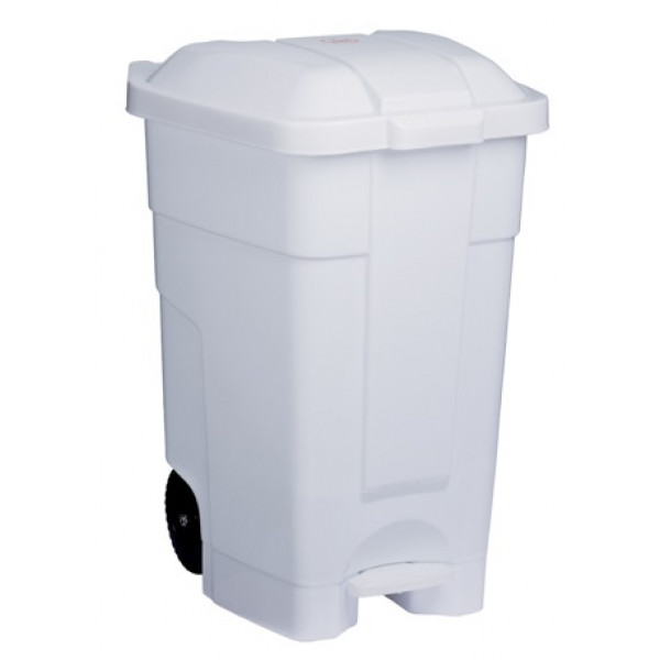 Contenitore mobile a pedale in plastica CONTIBASIC 70 L MDL Colore BIANCO Modello 102532