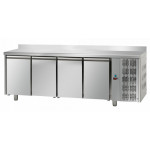 Tavolo Refrigerato quattro porte Modello TF04MIDGNAL In acciaio inox