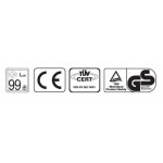 Bidone per rifiuti da esterno in polietilene ad alta densita HDPE con protezione anti UV MDL Colore MARRONE Modello 766624