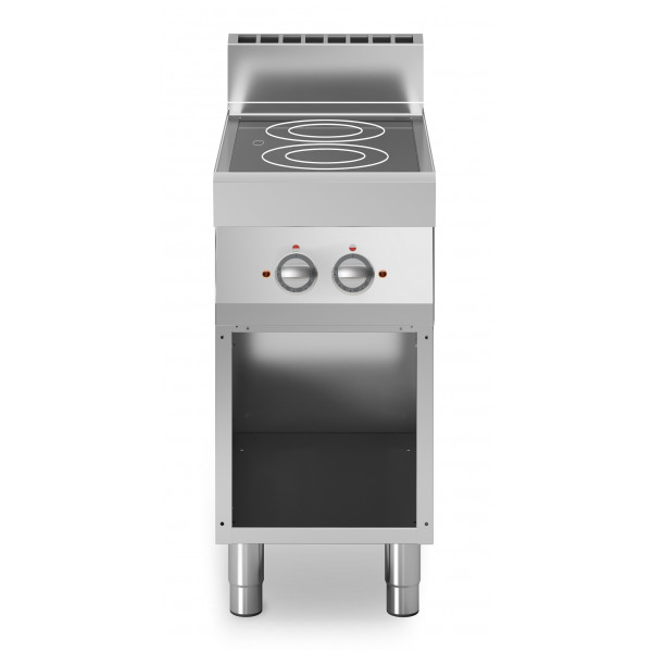 Cucina elettrica a infrarossi 2 zone MDLR Armadio aperto Modello F7040PVEA