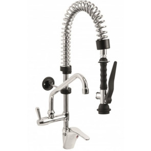 GRUPPO DOCCIA PRELAVAGGIO MONOFORO MISCELATORE CON CANNA GIREVOLE "C" Ø18X200 MM, VERSIONE MINI MNL Modello ERAMINI240