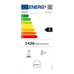 Armadio frigo refrigerato EKF Modello EKG390VG Con porta a vetro