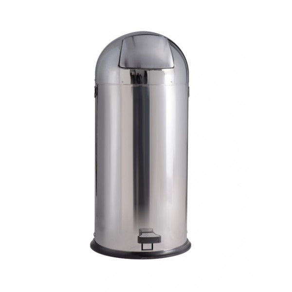 Gettacarte apertura a pedale MDL in acciaio inox brillante Modello 106021