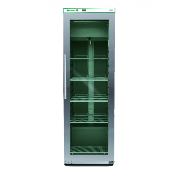 Armadio Frigo Refrigerato ventilato porta a vetri Modello G-ERV600GSS