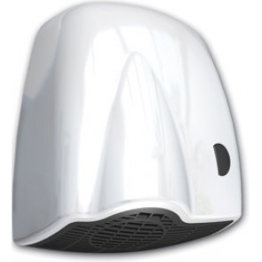 Asciugacapelli da parete con scocca in ABS bianco MDL Asciugatura temporizzata (30 sec - 3 min) con attivazione a pulsante Modello QIBLI HAIR 704070