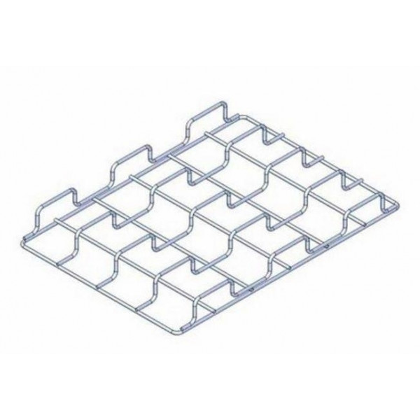 Griglia in aisi 304 a 4 canali 480x340 Modello KG4CPX