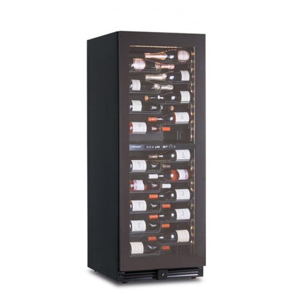 Cantina per vino ventilata doppia zona di temperatura Modello CW160G2TB per 104 bottiglie da 0,75 lt