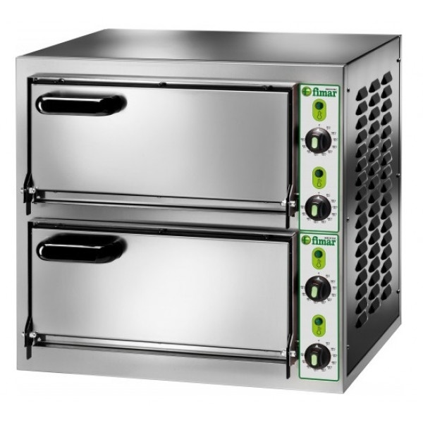 FORNO ELETTRICO PER PIZZA Modello MICRO2C Due camere per la cottura Pannello comandi MANUALE