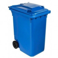 Bidone per rifiuti da esterno in polietilene ad alta densità con protezione anti UV MDL Colore BLU Modello 766632