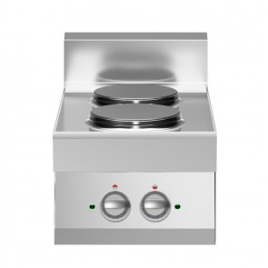 Cucina elettrica 2 piastre tonde MDLR Modello F7040PCET