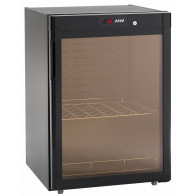 Espositore refrigerato per vino Modello AKD200W Capacità bottiglie n. 72 Temperatura +5/+18 °C Dimensioni esterne cm L 60 x P 60,2 x 126h
