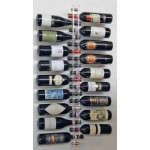 Espositore per bottiglie di vino Tipologia bottiglia design colore nero Capacità bottiglie numero 18  Modello Plex100Noir