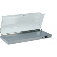 Piano caldo con cupola in Plexiglass Modello PCC4710 Struttura in acciaio inox