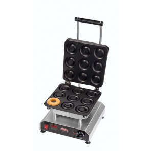 Piastra per Waffel con piastra per 9 waffel tipo donut da Ø 80x26 mm Modello THERMOCOOK 1 + W-TC-DONUT