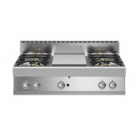 Cucina tuttapiastra a gas+4 fuochi MDLR Modello F70110TPPGFBT