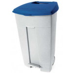 Contenitore mobile a pedale in plastica CONTIPLAST 120L MDL Colore BLU Modello 102535