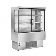 Espositore verticale murale refrigerato Zoin Modello Silver SI070PSV Adatto per l'esposizione di bevande latte gastronomia fredda prodotti preconfezionati latticini