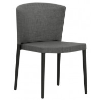 Sedia da esterno impilabile TESR Struttura in alluminio verniciato, rivestimento in textilene Modello 1790-MB1