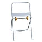 Portarotolo industriale d’appoggio in metallo bianco MDL - Modello ROLIND 700030