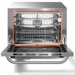 Forno Convezione Modello ALISEO 2/3 Plus Struttura in acciaio inox esterno ed interno watt 3200 Numero ripiani 4