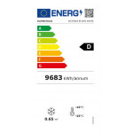 Frigo pasticceria vetro quattro lati no frost in acciaio inox Modello VICTORIA85NFNWHITE