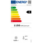 Congelatore doppia temperatura statico con vetro piatto scorrevole Modello FRC395PFF